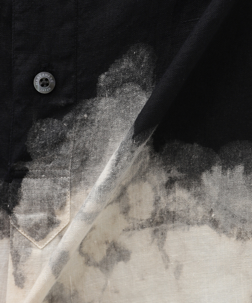 markaware（マーカウェア）の「MARKAWARE (マーカウェア) W COLLAR SHIRT LONG CLOUDY BL A24A-16SH12C（シャツ/ブラウス・メンズ・ブラック・2/3）」の4枚目の写真