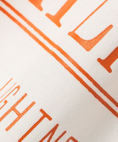 quaranciel(カランシエル)の「quaranciel:〈洗濯機可能〉クルーネック コットン ロゴ プリント TEE(Tシャツ/カットソー・レディース・ホワイト系1/ホワイト系3/ブラック/ホワイト系2・ONE SIZE)」の12枚目の写真
