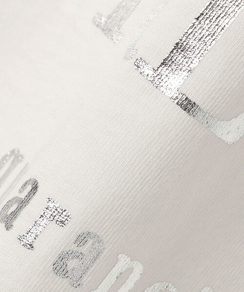 quaranciel(カランシエル)の「quaranciel:〈洗濯機可能〉クルーネック コットン ロゴ プリント TEE(Tシャツ/カットソー・レディース・ホワイト系1/ホワイト系3/ブラック/ホワイト系2・ONE SIZE)」の14枚目の写真
