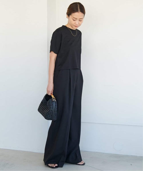 Deuxieme Classe(ドゥーズィエムクラス)の「追加 Neo Cropped Tシャツ(Tシャツ/カットソー・レディース・ホワイト/ブラック・FREE)」の17枚目の写真