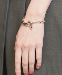 BEAUTY&YOUTH UNITED ARROWS | カーブ コンビ ブレスレット(ブレスレット)