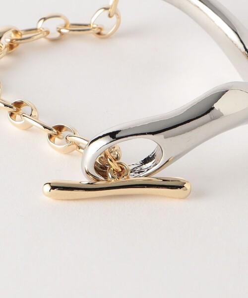 BEAUTY&YOUTH UNITED ARROWS（ビューティーアンドユースユナイテッドアローズ）の「カーブ コンビ ブレスレット（ブレスレット・レディース・その他1・FREE）」の7枚目の写真