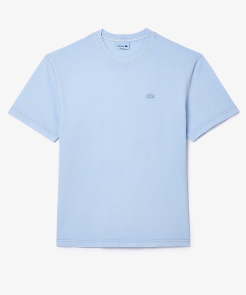 LACOSTE(ラコステ)の「ヴィンテージ加工 ナチュラルダイ ワントーン半袖Tシャツ(Tシャツ/カットソー・メンズ・ライトブルー/ダークブルー/イエロー/ピンク・L/M/XS/S/XL)」の13枚目の写真