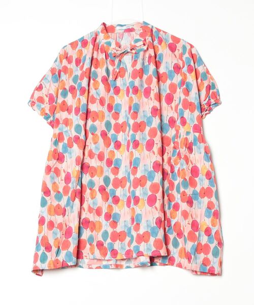 sandy（サンディー）の「【sandy】スタンドプルオーバーチュニック（チュニック・レディース・ピンク/サーモンピンク・FREE）」の2枚目の写真