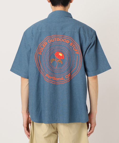 POLeR(ポーラー)の「POLeR / ポーラー 別注 EMB WORK SH(シャツ/ブラウス・メンズ・ネイビー/ブルー系その他・MEDIUM/LARGE)」の20枚目の写真