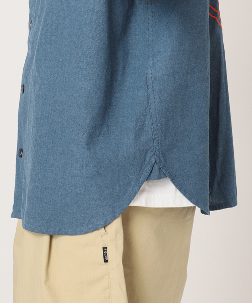POLeR(ポーラー)の「POLeR / ポーラー 別注 EMB WORK SH(シャツ/ブラウス・メンズ・ネイビー/ブルー系その他・MEDIUM/LARGE)」の14枚目の写真