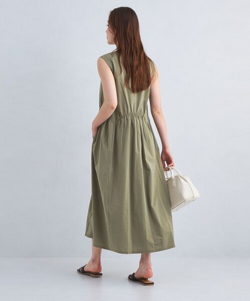 green label relaxing（グリーンレーベルリラクシング）の「ライトメモリー ワンピース（ワンピース・レディース・ブラック/オリーブ/ライトグレー・FREE）」の6枚目の写真