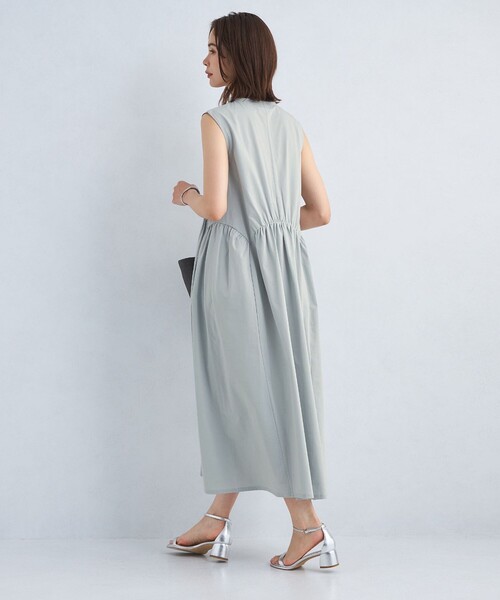 green label relaxing（グリーンレーベルリラクシング）の「ライトメモリー ワンピース（ワンピース・レディース・ブラック/オリーブ/ライトグレー・FREE）」の10枚目の写真