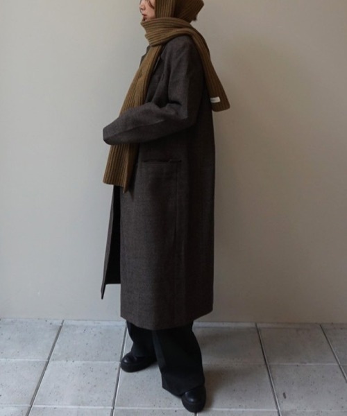 TODAYFUL/トゥデイフル】Rib Knit Muffler/リブニットマフラー