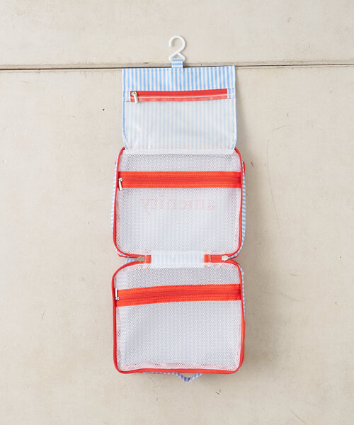 BIRTHDAY BAR(バースデイバー)の「PVCストライプ アメニティポーチ(トラベルグッズ・レディース・グレー/ブルー/アイボリー/ネイビー・フリー/0)」の19枚目の写真