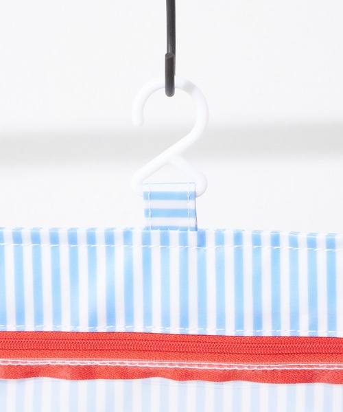 BIRTHDAY BAR(バースデイバー)の「PVCストライプ アメニティポーチ(トラベルグッズ・レディース・グレー/ブルー/アイボリー/ネイビー・フリー/0)」の13枚目の写真