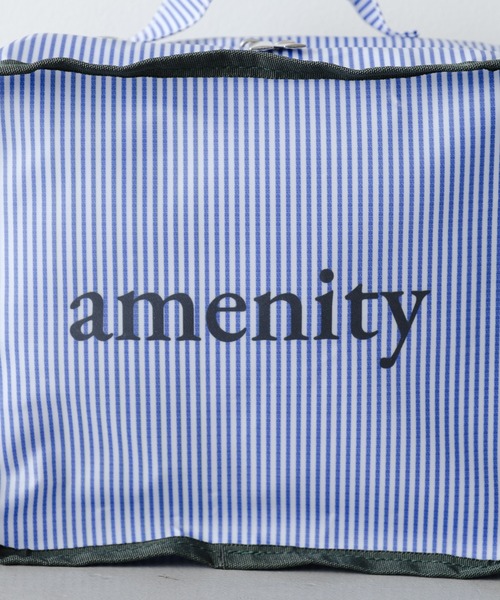 BIRTHDAY BAR(バースデイバー)の「PVCストライプ アメニティポーチ(トラベルグッズ・レディース・グレー/ブルー/アイボリー/ネイビー・フリー/0)」の17枚目の写真