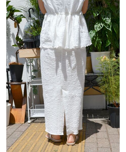 Ungrid（アングリッド）の「アイライン楊柳スカート（スカート・レディース・ブラック/オフホワイト/パープル・FREE）」の21枚目の写真