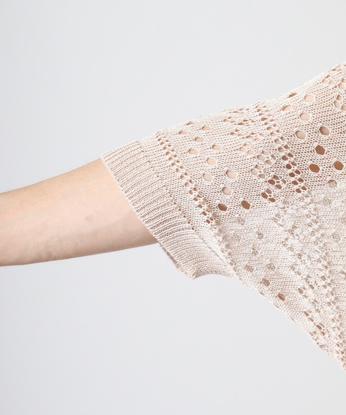 Naive magic（ナイーブマジック）の「NAIVEMAGIC 麻タッチニット 切替ドルマンクルー（ニット/セーター・メンズ・ブラック/アイボリー/チャコールグレー・M/L）」の12枚目の写真