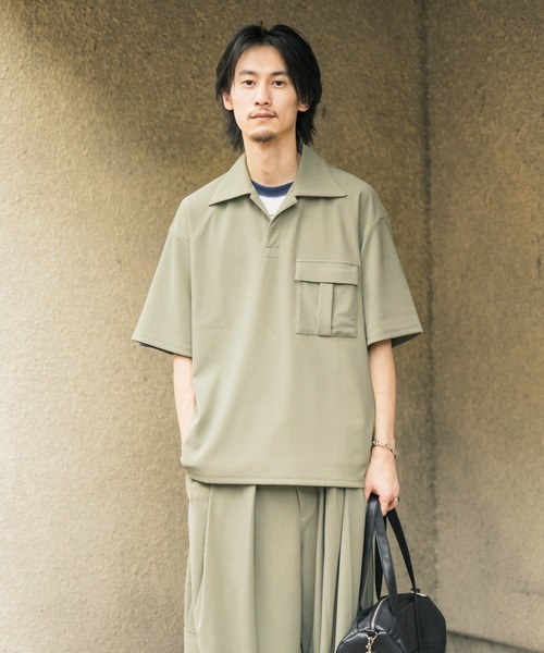 PIQUE SKIPPER POLO SHIRT / ピケスキッパーポロシャツ（ポロシャツ）｜Nanmo.（ナンモ）