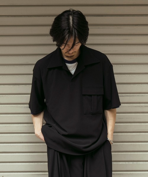 PIQUE SKIPPER POLO SHIRT / ピケスキッパーポロシャツ（ポロシャツ）｜Nanmo.（ナンモ）
