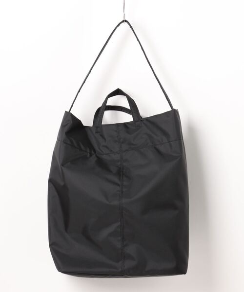 SOPO(ソポ)の「SOPO ソポ ナイロン 2way トートバッグ レディース メンズ テフォックス 撥水 軽量 ブランド sopo Official shop SO63(トートバッグ・レディース・ブラック/ベージュ・FREE)」の2枚目の写真