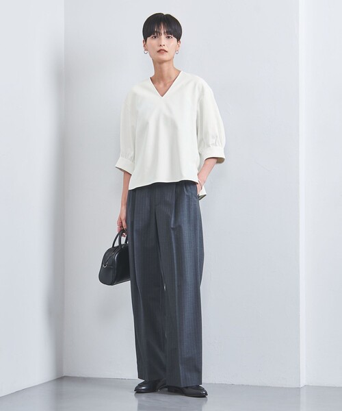 UNITED ARROWS（ユナイテッドアローズ）の「Vネック パフスリーブ