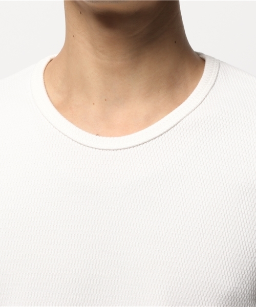 Lui's（ルイス）の「Lui's(ルイス) ロングハニカムカットソー(サーマル）（Tシャツ/カットソー・メンズ・ホワイト/ブラック/ネイビー・SMALL/MEDIUM）」の9枚目の写真