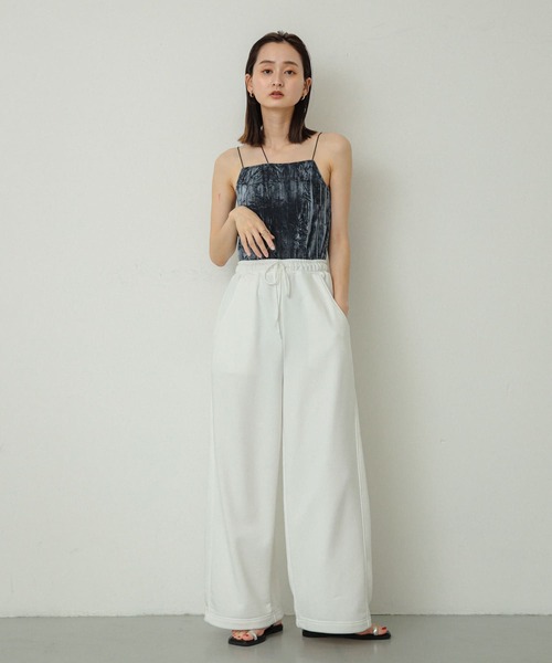 セール】『サイズ展開あり』ベロアカップツキキャミソール