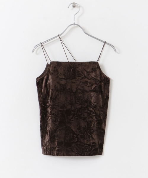 セール】『サイズ展開あり』ベロアカップツキキャミソール