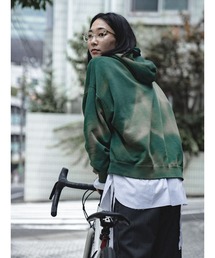 タイダイ」に該当するパーカー（グリーン・カーキ/緑色系