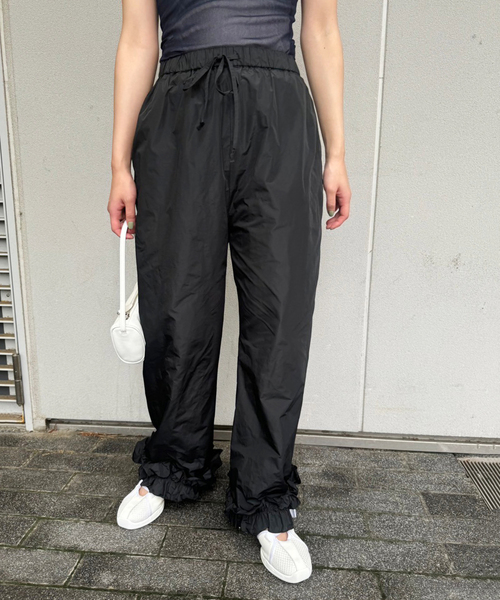 edit. for lulu タフタフリルパンツ セール】タフタ フリルパンツ（その他パンツ）｜EDIT. FOR LULU