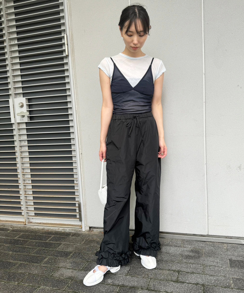 edit. for lulu タフタフリルパンツ セール】タフタ フリルパンツ（その他パンツ）｜EDIT. FOR LULU