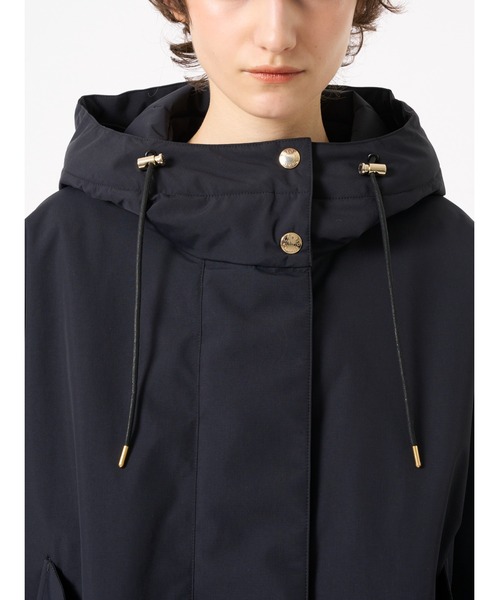 Mackintosh(マッキントッシュ)の「RAINTECSKYEPARKA THINDOWN SH EX(ダウンジャケット/コート・レディース・ブラック/ホワイト・4/6)」の12枚目の写真
