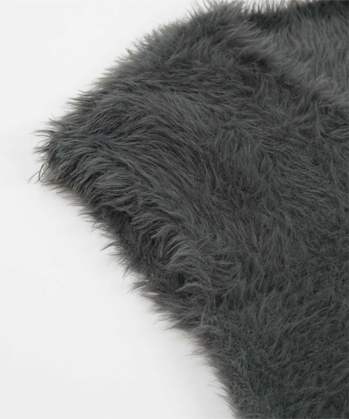 UR'S（ユアーズ）の「シャギーニットベスト（ベスト・レディース・チャコール/ライトベージュ/ライトグレー/モカ・L/M/S）」の19枚目の写真