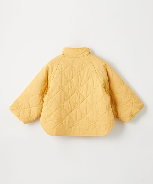 green label relaxing（グリーンレーベルリラクシング）の「フラワーキルト ブルゾン / キッズ 100cm-130cm（ブルゾン・キッズ・ブラック/ライトブルー/イエロー/ナチュラル・100cm/110cm/120cm/130cm）」の11枚目の写真