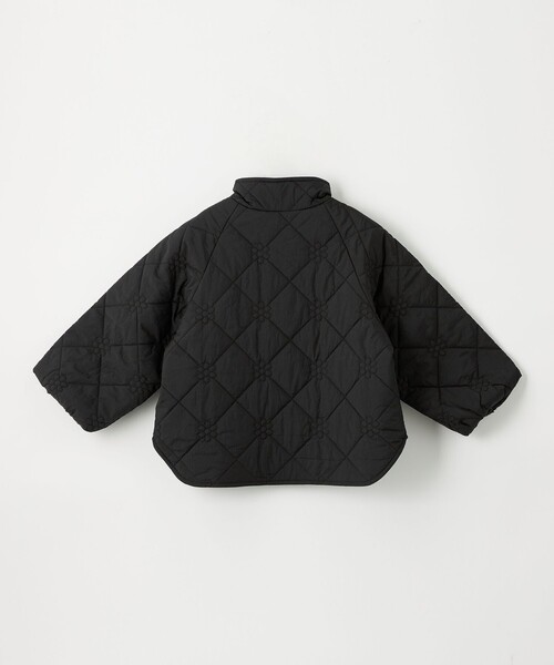 green label relaxing（グリーンレーベルリラクシング）の「フラワーキルト ブルゾン / キッズ 100cm-130cm（ブルゾン・キッズ・ブラック/ライトブルー/イエロー/ナチュラル・100cm/110cm/120cm/130cm）」の19枚目の写真