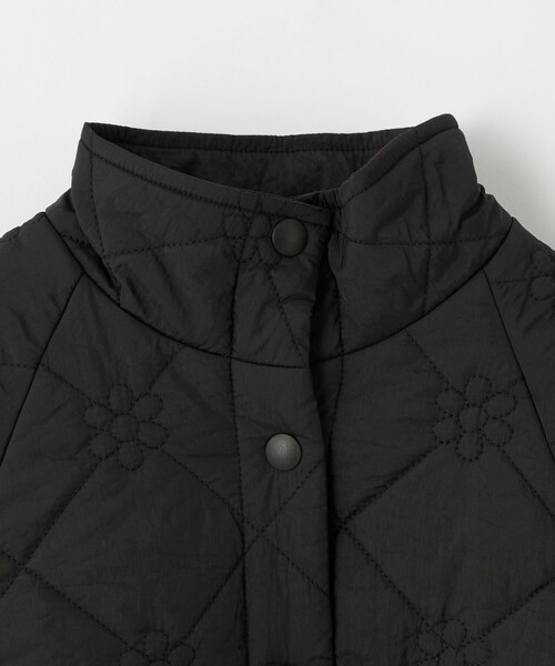 green label relaxing（グリーンレーベルリラクシング）の「フラワーキルト ブルゾン / キッズ 100cm-130cm（ブルゾン・キッズ・ブラック/ライトブルー/イエロー/ナチュラル・100cm/110cm/120cm/130cm）」の20枚目の写真