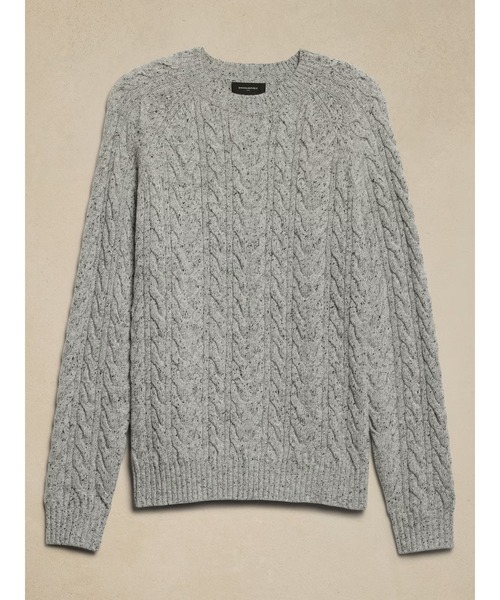 BANANA REPUBLIC アイボリー ニット ユニバーサルランゲージゼニア BANANA REPUBLIC ニット セーター FACTORY STORE フォーエバー