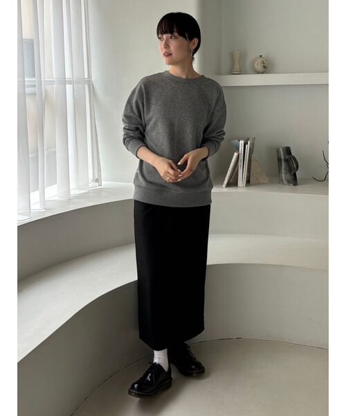 LAGUNAMOON（ラグナムーン）の「【WEB限定】ラメスウェットトップス（スウェット・レディース・グレー/ベージュ・SMALL/MEDIUM）」の12枚目の写真