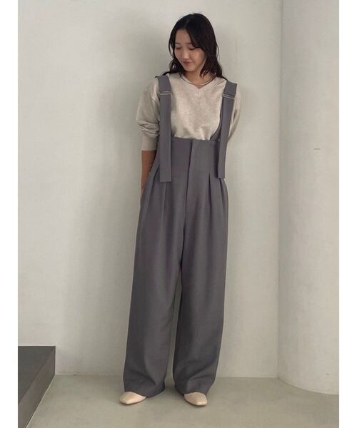 LAGUNAMOON（ラグナムーン）の「【WEB限定】ラメスウェットトップス（スウェット・レディース・グレー/ベージュ・SMALL/MEDIUM）」の9枚目の写真