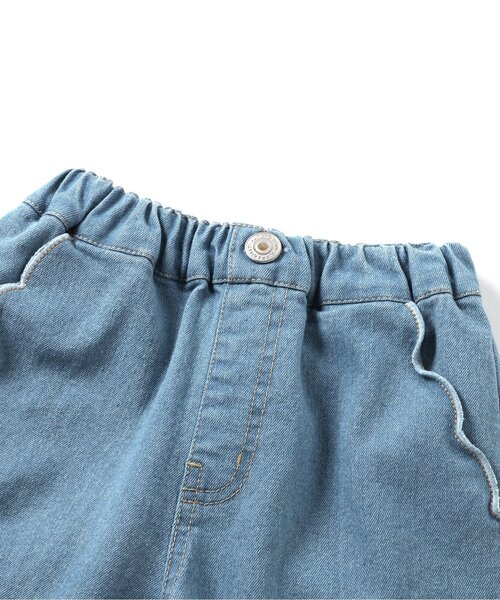 apres les cours（アプレレクール）の「スカラップポケットきゅんパンツ（スキニー）（その他パンツ・キッズ・ブラック/サックスブルー/ベージュ/ネイビー・80/90/100/110/120/130/140）」の13枚目の写真