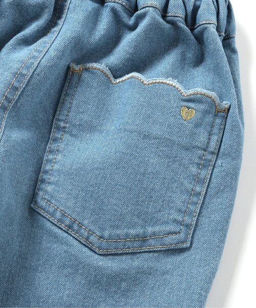 apres les cours（アプレレクール）の「スカラップポケットきゅんパンツ（スキニー）（その他パンツ・キッズ・ブラック/サックスブルー/ベージュ/ネイビー・80/90/100/110/120/130/140）」の16枚目の写真