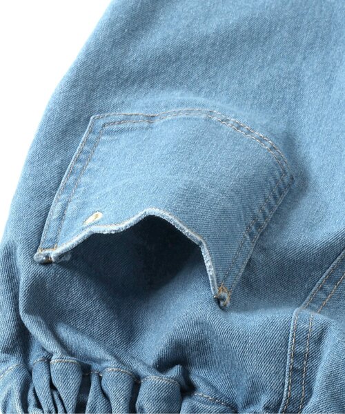 apres les cours（アプレレクール）の「スカラップポケットきゅんパンツ（スキニー）（その他パンツ・キッズ・ブラック/サックスブルー/ベージュ/ネイビー・80/90/100/110/120/130/140）」の18枚目の写真