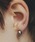 les bonbon�i���{���{���j�́u�yles bonbon�zK18 akoya pearl pierce S / �A�R�� �p�[�� �s�A�X  S�i�s�A�X�i�����p�j�j�v�b�C�G���[�S�[���h