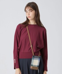 BLUE LABEL CRESTBRIDGE | クレストブリッジチェックPVCスマホポシェット(スマホケース/カバー)