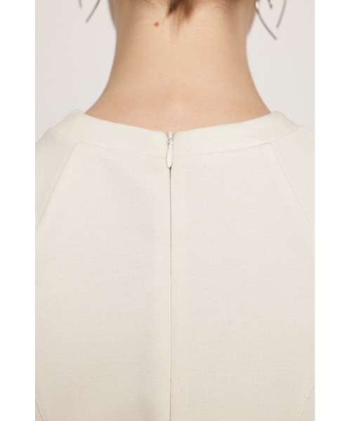 SLY(スライ)の「BELTED CUT OUT S/OP ベルテッド カット アウト ショート ワンピース(ワンピース・レディース・ブラック/アイボリー・1/2)」の9枚目の写真