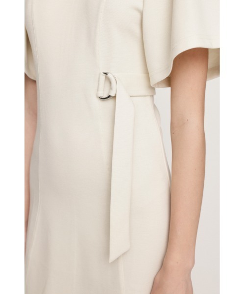 SLY(スライ)の「BELTED CUT OUT S/OP ベルテッド カット アウト ショート ワンピース(ワンピース・レディース・ブラック/アイボリー・1/2)」の11枚目の写真