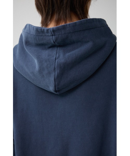 AZUL by moussy(アズールバイマウジー)の「ピグメントジップフーディー(パーカー・メンズ・ライトグレー/ライトブラック/ネイビー系1・FREE)」の11枚目の写真