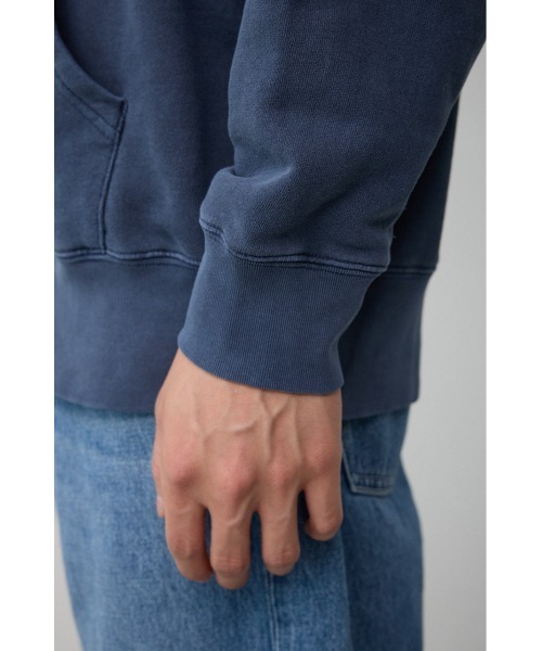 AZUL by moussy(アズールバイマウジー)の「ピグメントジップフーディー(パーカー・メンズ・ライトグレー/ライトブラック/ネイビー系1・FREE)」の14枚目の写真