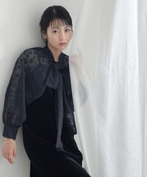 ✨極美品✨【2点セット】ベロアマキシ丈ワンピース&ベロアボレロ