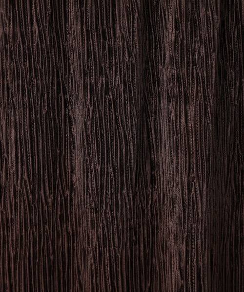 Green Parks(グリーンパークス)の「・ANDSEARCH プリーツ加工Iラインスカート(スカート・レディース・ブラウン/ベージュ/ブラック・FREE)」の6枚目の写真