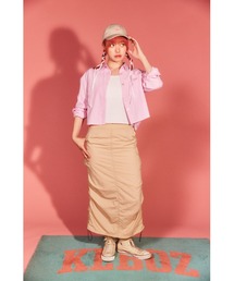 KEBOZ | NYLON DRAWSTRING SKIRT(スカート)