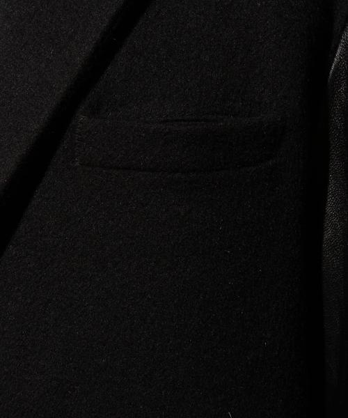 MONKEY TIME（モンキータイム）の「＜monkey time＞∴ LEATHER/SLV 2B CHESTER/チェスターコート◆（チェスターコート・メンズ・ブラック・LARGE/MEDIUM/SMALL/X-LARGE）」の3枚目の写真