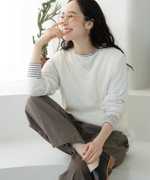 studio CLIP | 《days》5ゲージVネックベスト(ベスト)